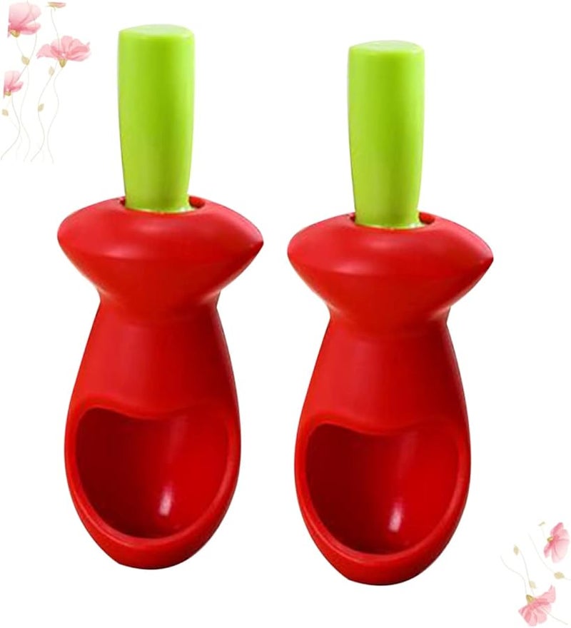 2 Pack Cherry Pitter and Corer Remover Tool Easy to Use Compact Kitchen Design - Image 2